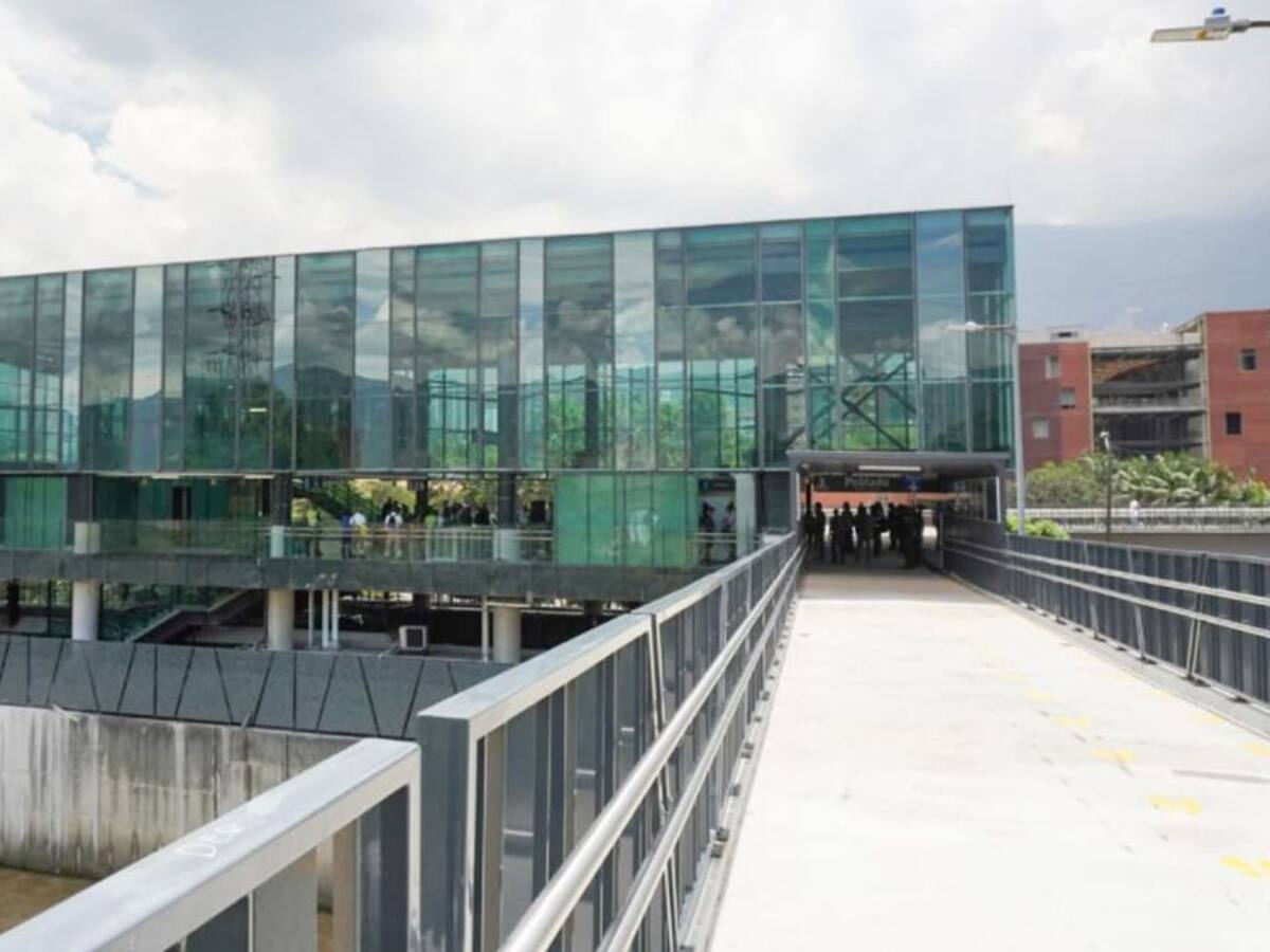 Cabezote sur de la estación Poblado del Metro empezó a prestar servicio