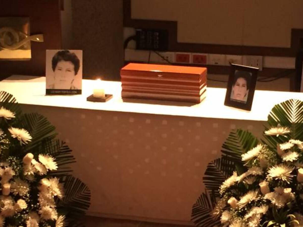 Entregan oficialmente los restos de Luz Mary Portela, desaparecida del Palacio de Justicia
