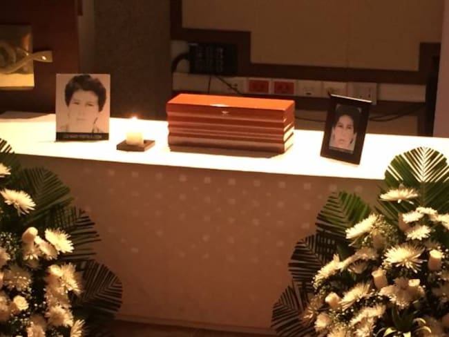Entregan oficialmente los restos de Luz Mary Portela, desaparecida del Palacio de Justicia