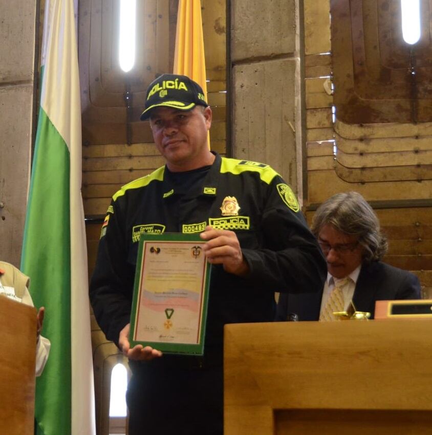 Coronel Daniel Mazo- foto policía Antioquia