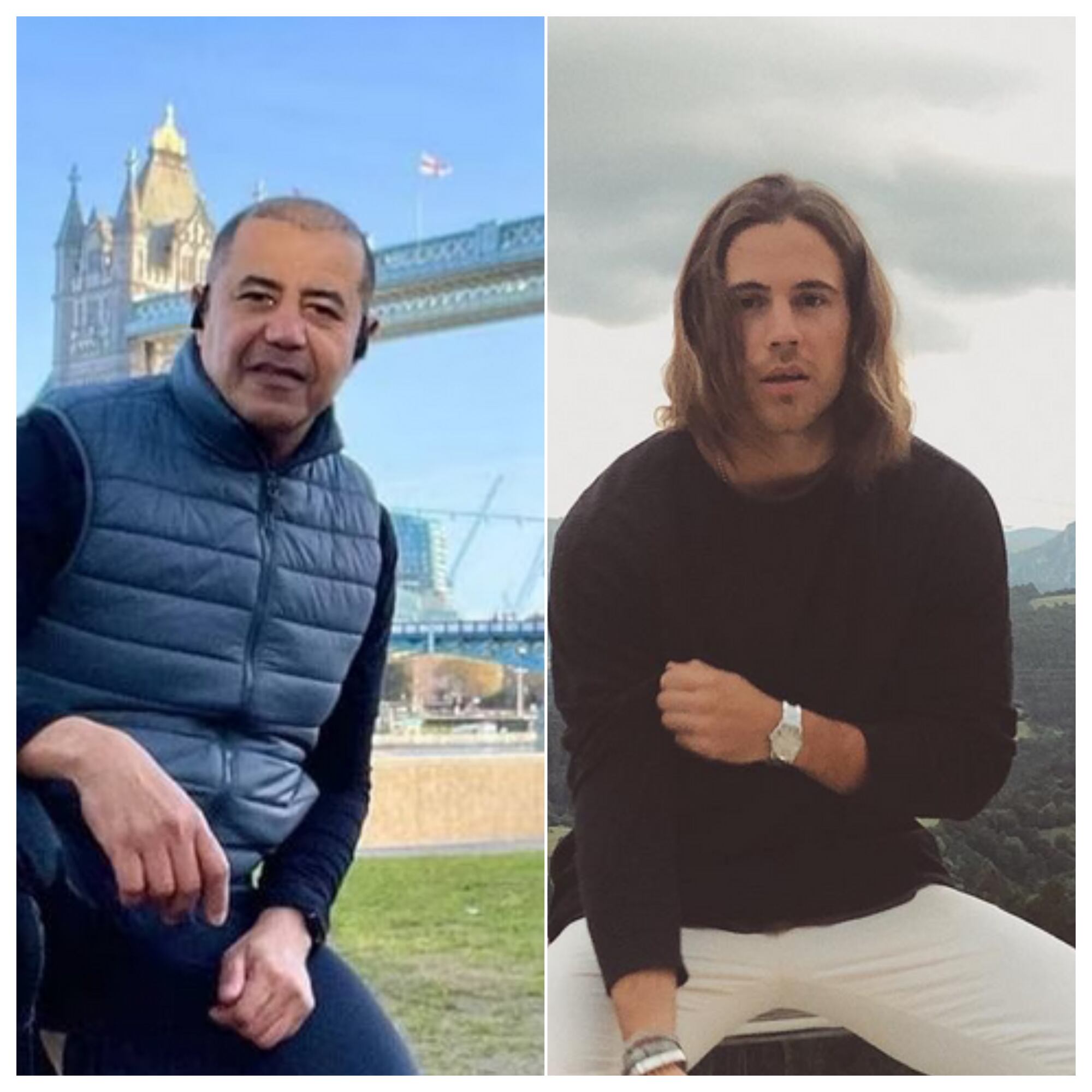 Daniel Sancho Bronchalo, hijo de Rodolfo Sancho y el médico colombiano Edwin Arrieta Artega / Foto: Instagram danisanchobanus y Twitter.