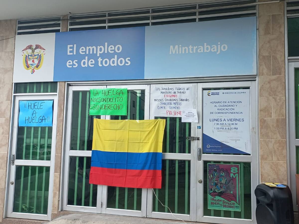 Sindicatos del Ministerio del Trabajo en Quindío seguirán en paro y exigen diálogo directo