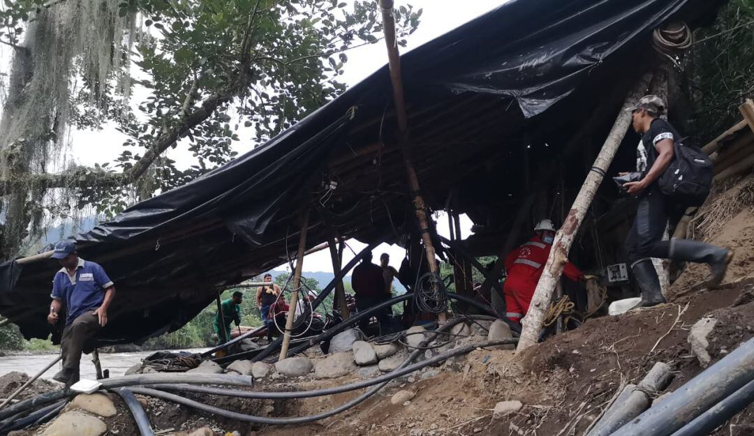 Búsqueda de mineros atrapados