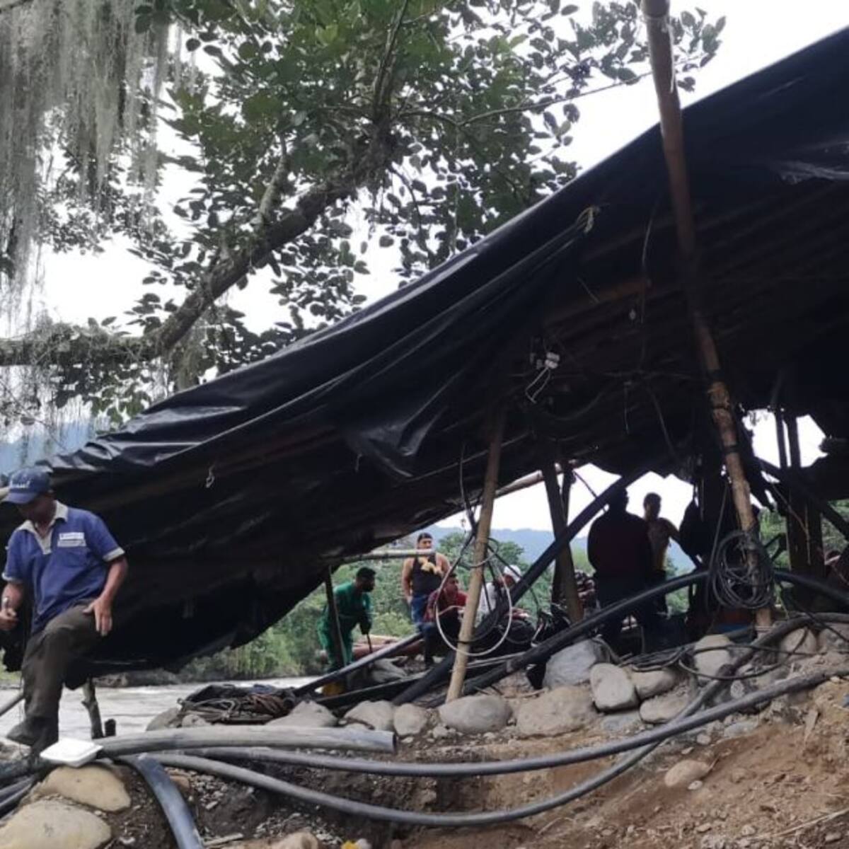 En Risaralda siguen apoyando labores de rescate de los 11 mineros atrapados