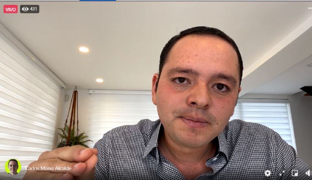 Carlos Mario Marín Correa, alcalde de Manizales