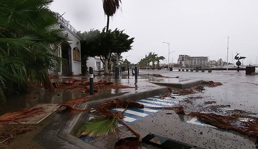 Costa de México tras el huracán Agatha