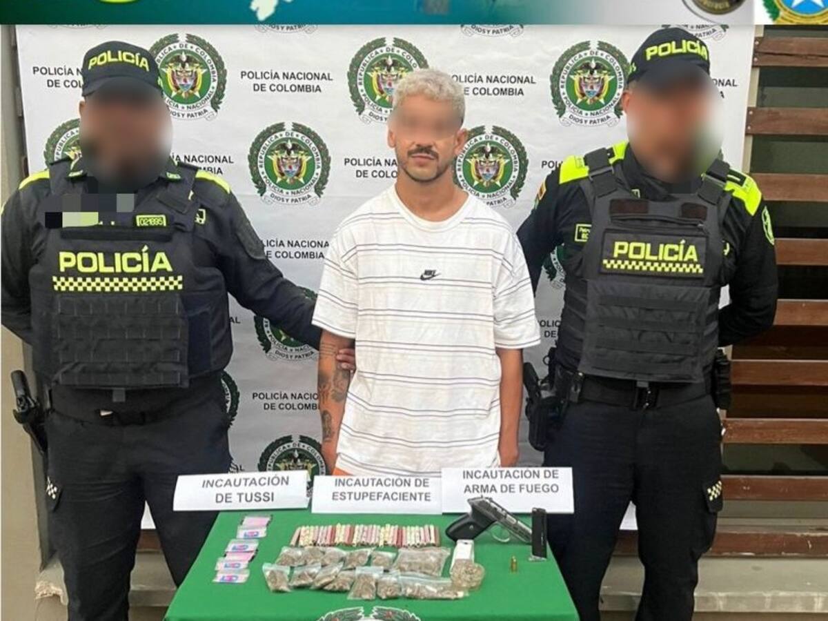 Capturaron a ‘El Maluma’, presunto mayor expendedor de tussi en Turbaco