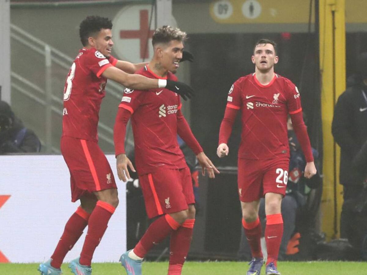 Con Luis Díaz en cancha, Liverpool se llevó un valioso triunfo de Milán