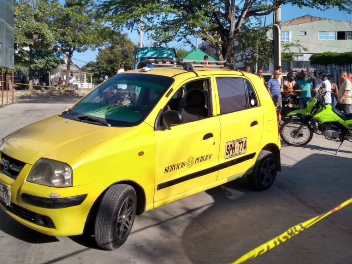 De una puñalada asesinan a taxista en Cartagena