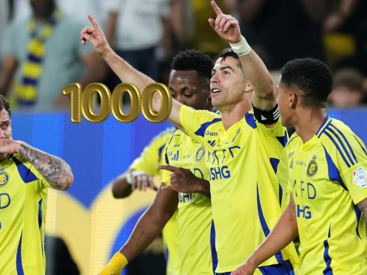 ¿Cuánto le falta a Cristiano Ronaldo para los 1.000 goles? Vea su doblete en remontada del Al-Nassr