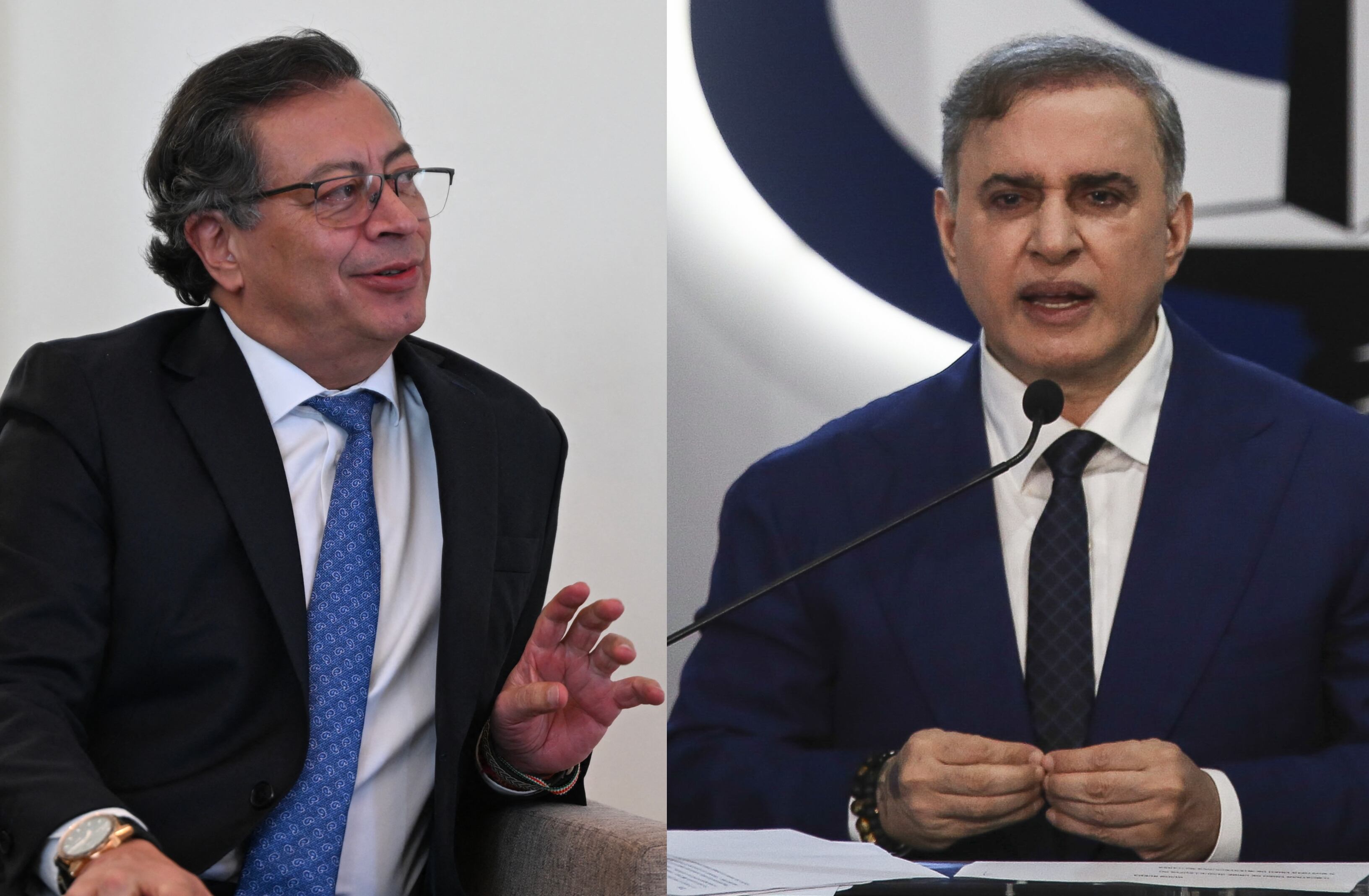 Gustavo Petro y Tarek William Saab de Getty Images