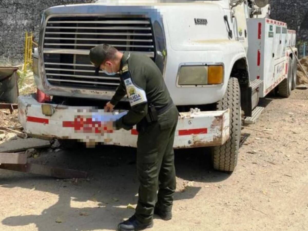 Aprehendieron camión tipo grúa de procedencia extranjera en Cartagena