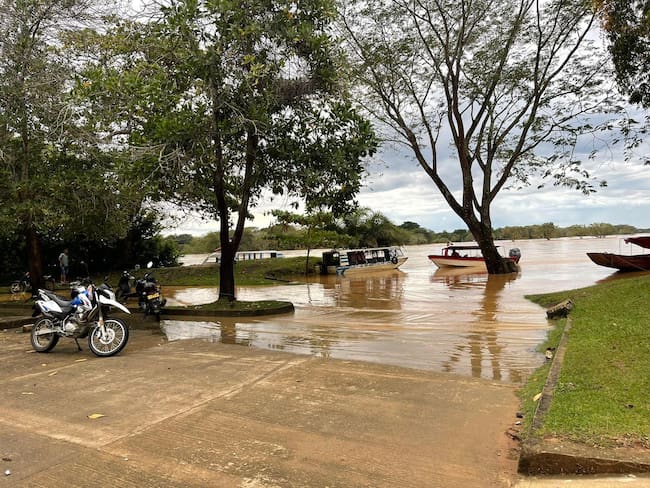 Inundaciones por las lluvias en El Bagre, Antioquia. Cortesía: Personería El Bagre.