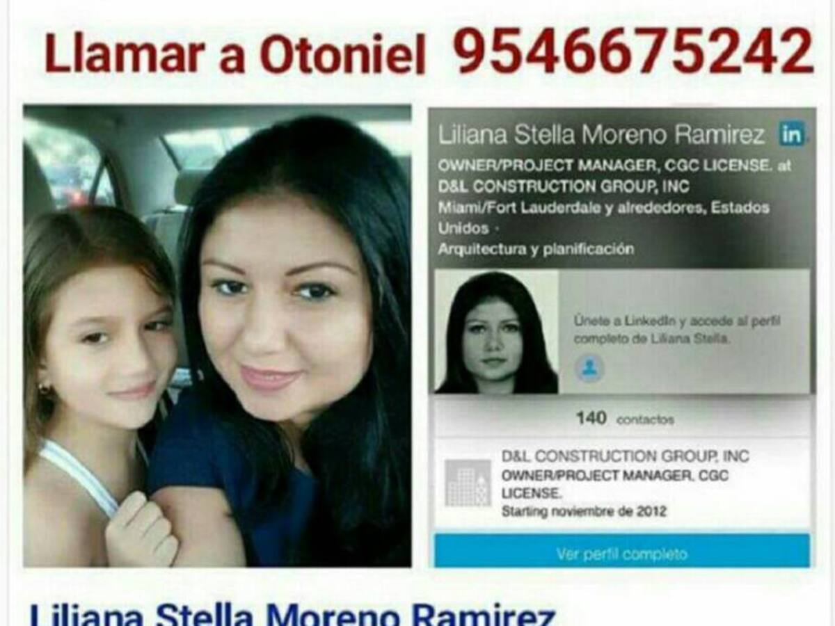 En Miami (EE.UU.) desaparecida caleña con su pequeña hija