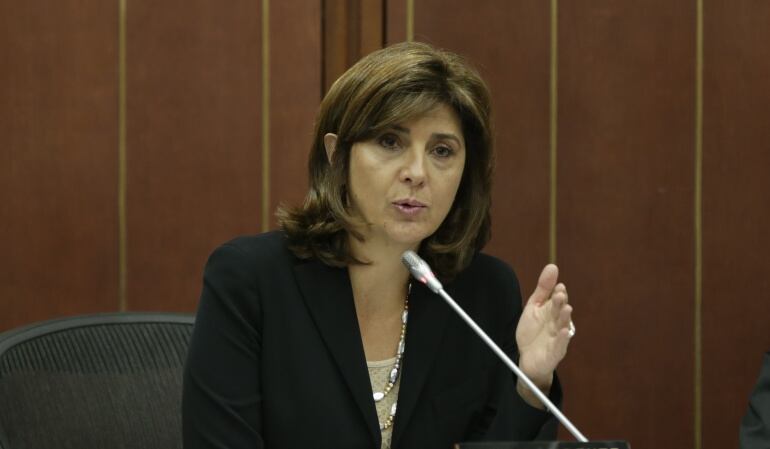 Canciller, María Ángela Holguín