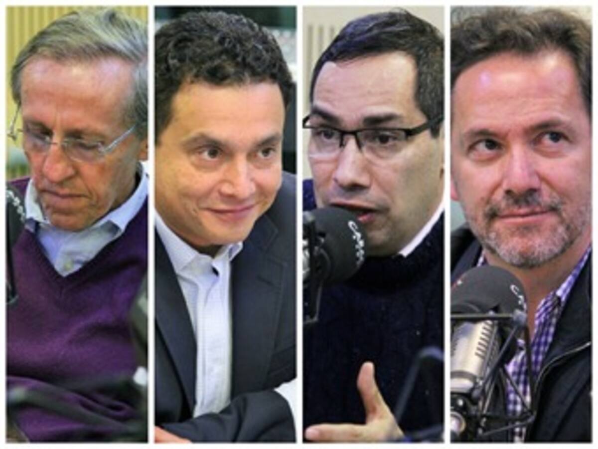 Panelistas en Hora 20 del 12 de junio