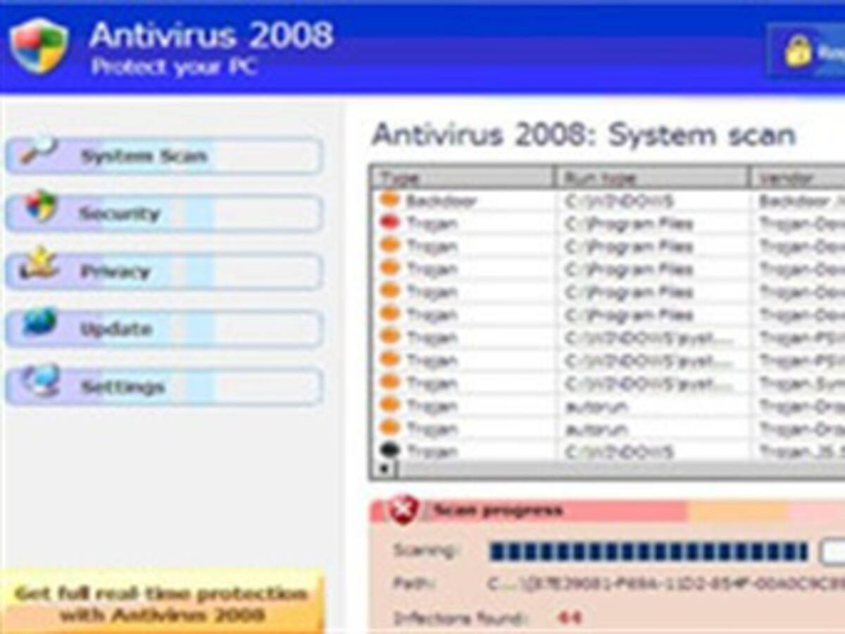 Ahora los falsos antivirus 'secuestran' la información y extorsionan para devolverla
