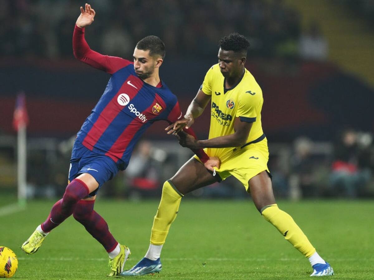 Yerson Mosquera debuta con protagonismo en triunfo de Villarreal sobre Barcelona