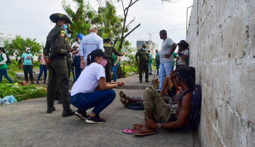 Con esta presencia permanente del Distrito en la zona, se busca mejorar las condiciones de aseo y seguridad en este sector
