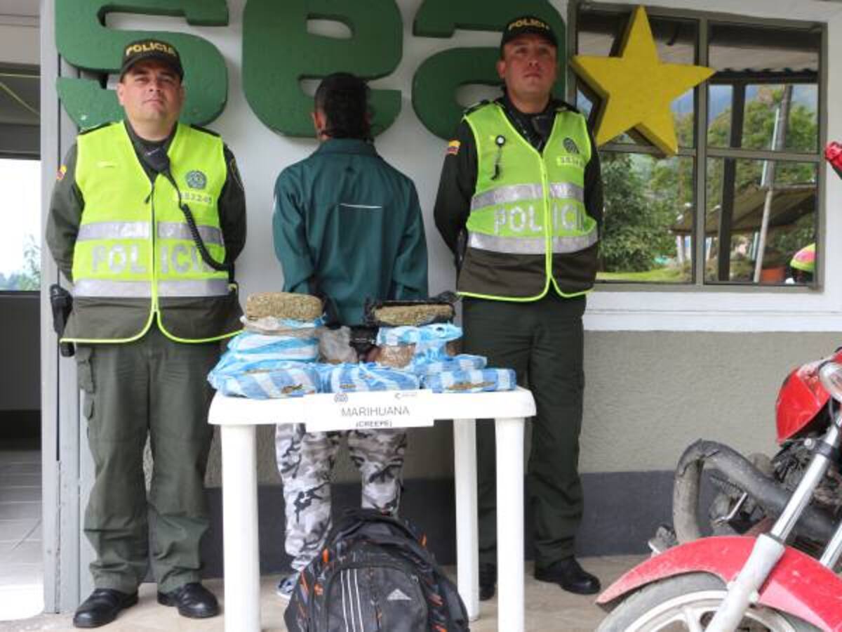 Capturan a varias personas por tráfico de estupefacientes en Caldas