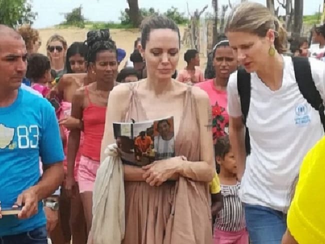 Angelina Jolie en Colombia 