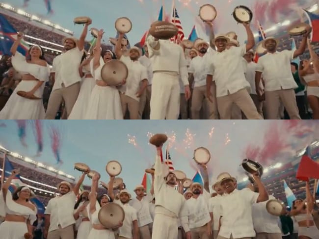 ¿Qué mensaje tenía el balón de Bad Bunny? Este fue el poderoso mensaje que envió en el Super Bowl