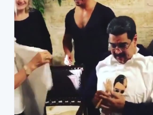 Reacciones al video de Nicolás Maduro con el banquete en Turquía