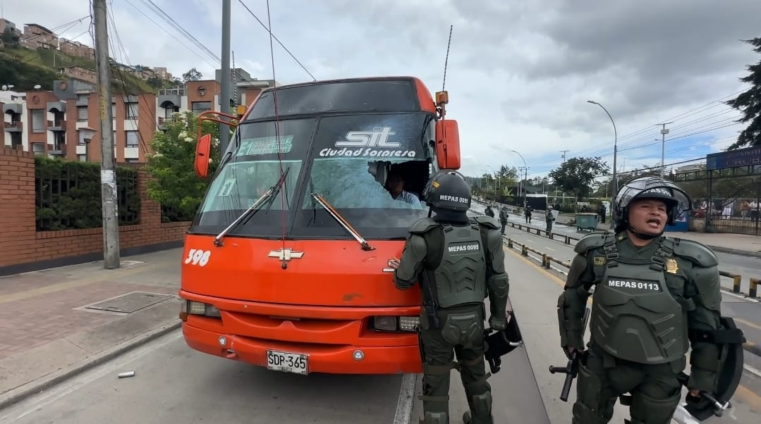 Afectados por disturbios en Pasto | Foto: Policía Pasto