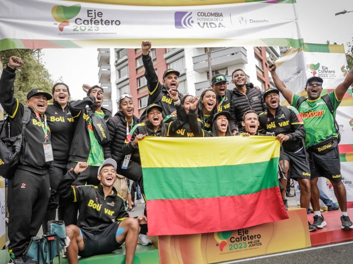 Bolívar se coronó campeón del patinaje de los Juegos Nacionales 2023