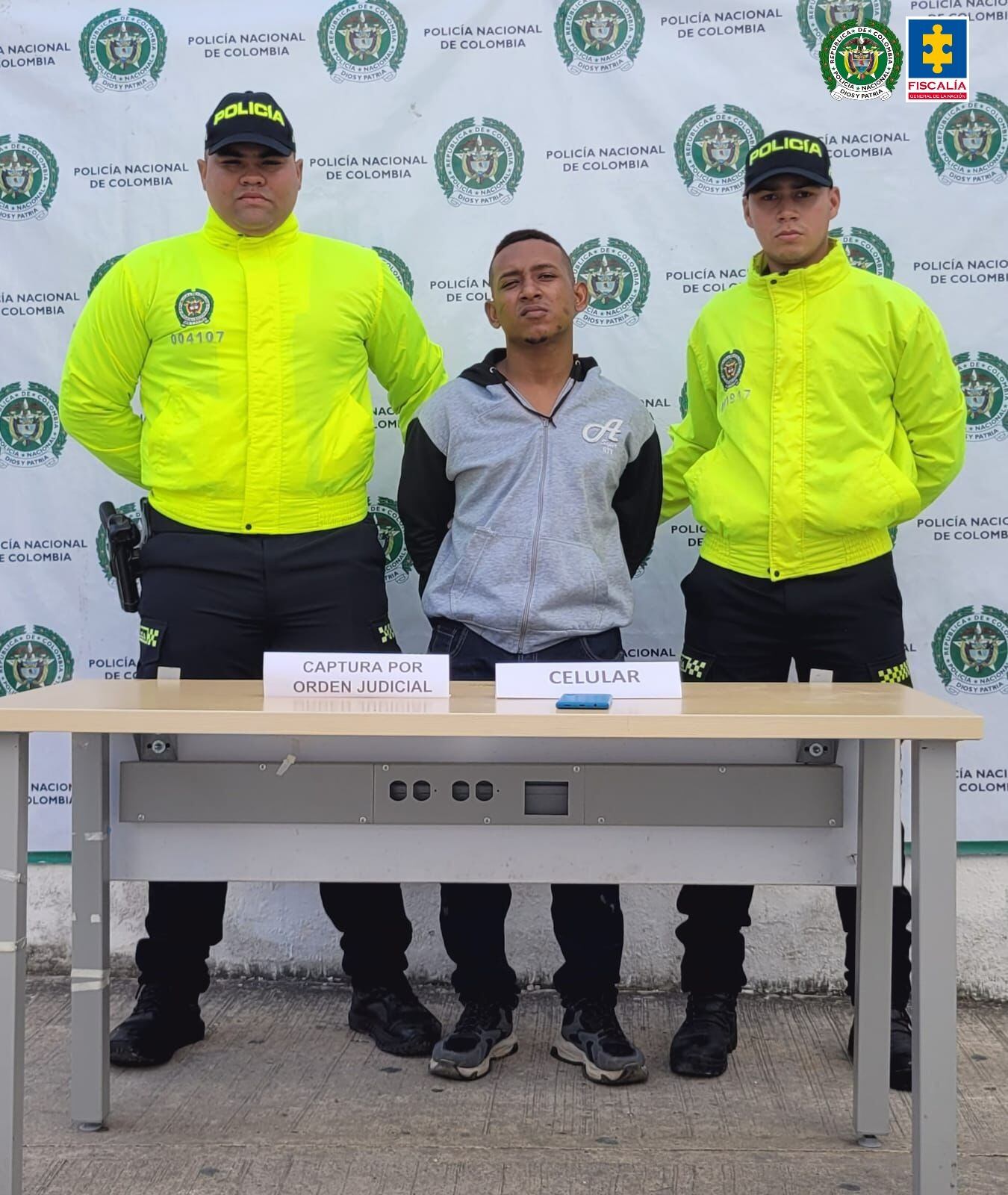 La Fiscalía capturó a Alias Jorgito, sicario del Clan del Golfo, que estaría involucrado en varios homicidios ocurridos en el norte del país. Fiscalía General de la Nación.