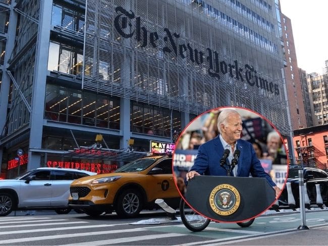 El New York Times le pide a Biden que abandone la carrera presidencial
