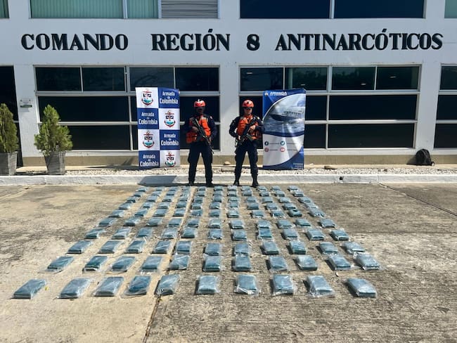 6.8 millones de dólares en cocaína fueron confiscadas en zona portuaria de Santa Marta
