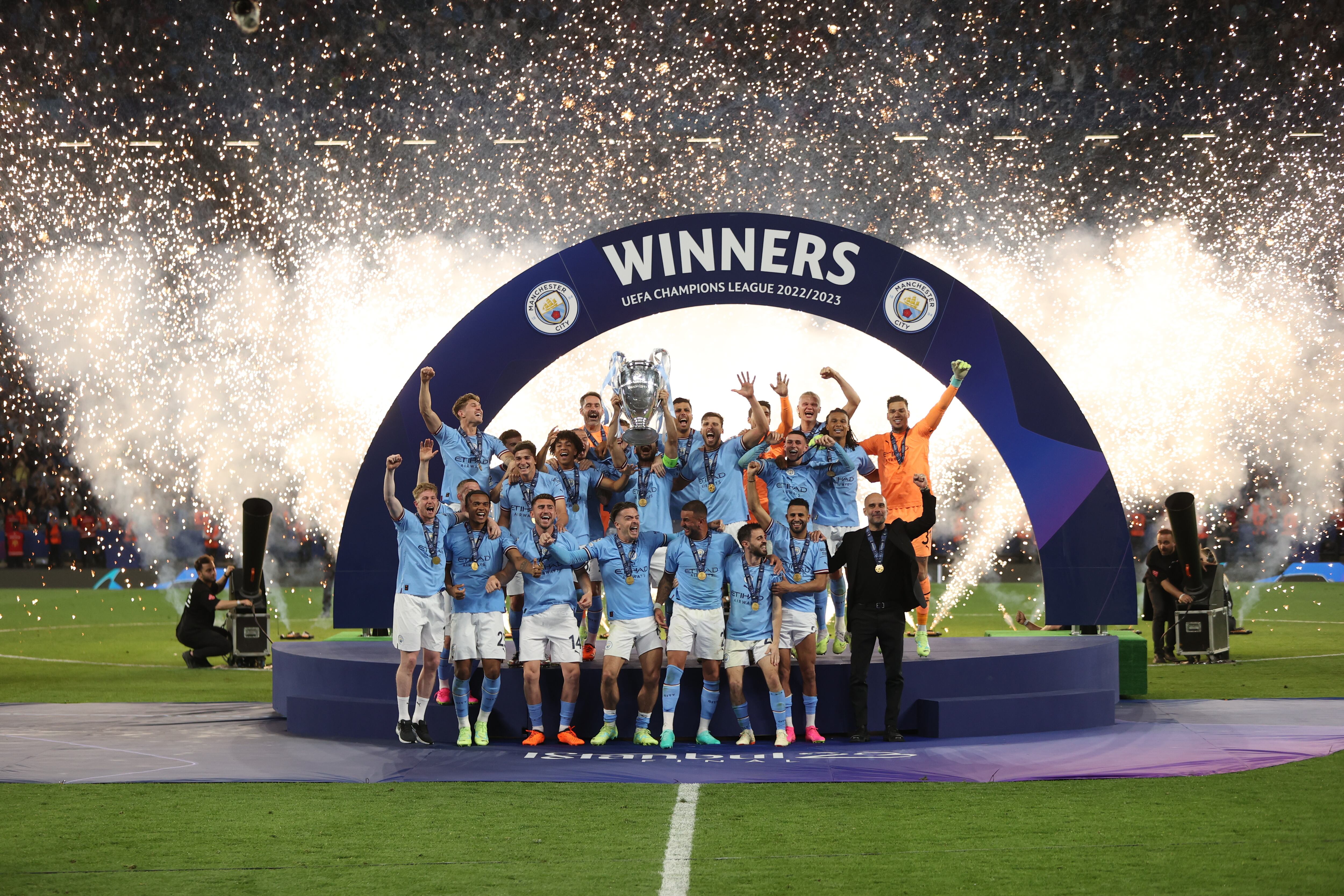 Manchester City salió campeón de la Champions League. (Photo by Ali Atmaca/Anadolu Agency via Getty Images)