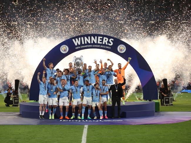 Manchester City salió campeón de la Champions League. (Photo by Ali Atmaca/Anadolu Agency via Getty Images)
