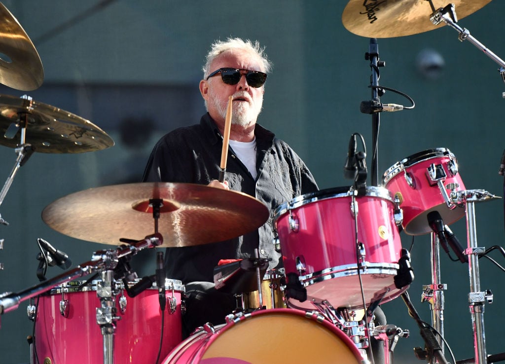 LOS ANGELES, CA - AUGUST 26: Rock and Roll Hall of Fame member Roger Taylor, drummer and founding member of Queen, performs onstage during the Cal Jam 18 Pop Up concert at Hollywood Palladium on August 26, 2018 in Los Angeles, California. (Photo by Scott Dudelson/Getty Images)
