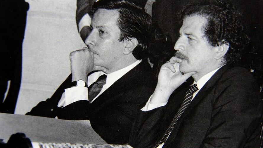 Luis Carlos Galán (derecha). Foto: Colprensa