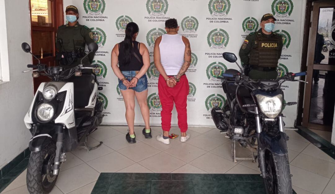 Capturados por el delito de hurto de motocicletas