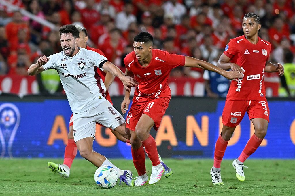 América de Cali vs. Fluminense en el partido de ida de la Copa Sudamericana / Getty Images