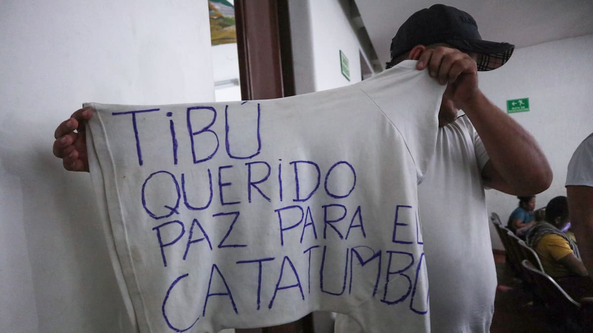 75 familias desplazadas han llegado hasta el corregimiento Campo Dos de Tibú, en Norte de Santander