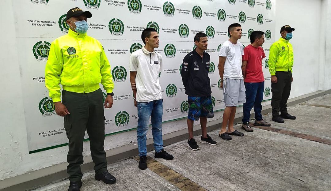 Integrantes de la estructura Las Hienas