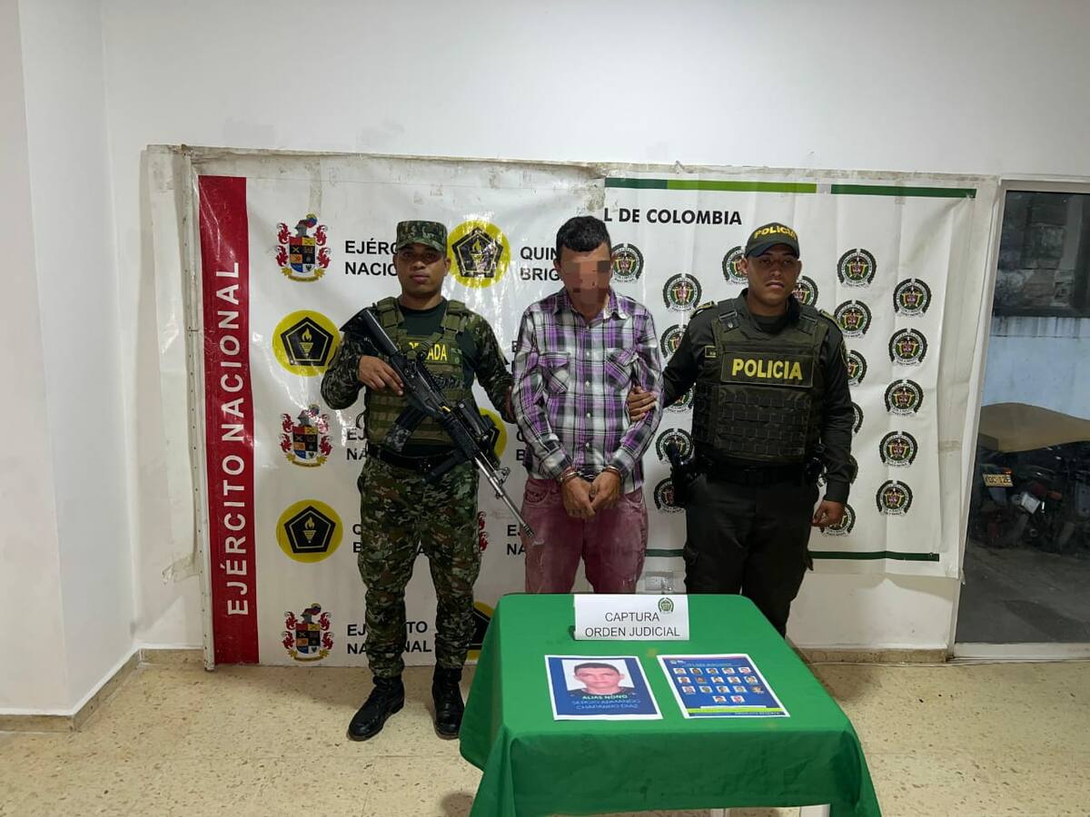 Cayó alias “Nono”, uno de los más buscados en el área metropolitana de Bucaramanga