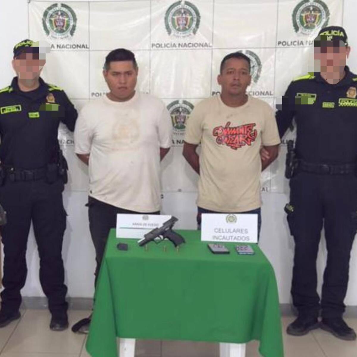Capturados delincuentes que agredieron con arma de fuego a un transportador en vía Flandes-Ibagué