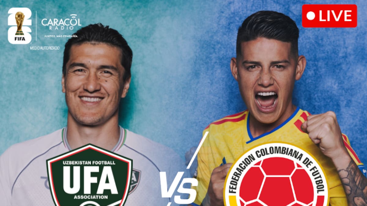 🔴 Colombia vs. Uzbekistán EN VIVO Mundial 2026: transmisión y minuto a minuto del partido HOY
