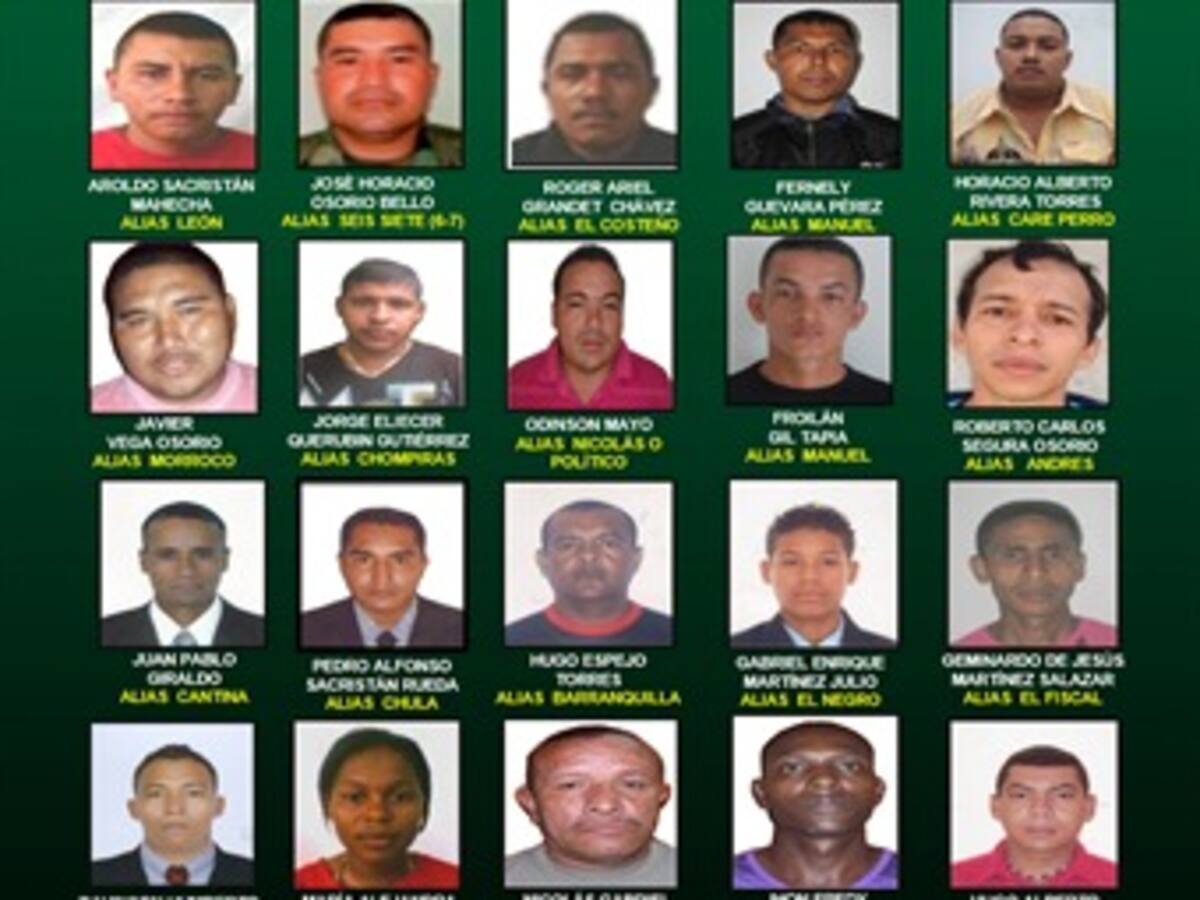 Estos son los presuntos delincuentes más buscados del Bajo Cauca