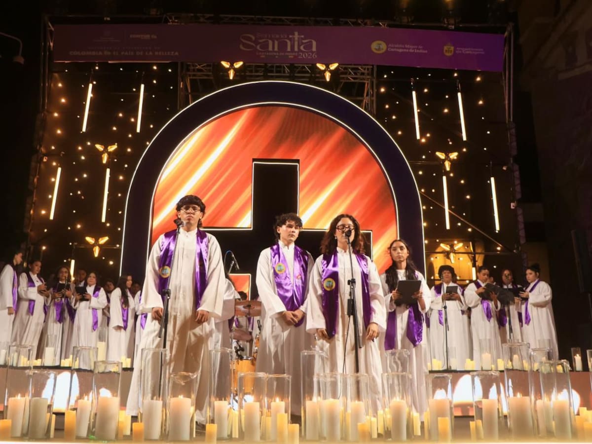La Masa Coral del IPCC conmovió a Cartagena en una noche de fe y armonía durante el Lucernario