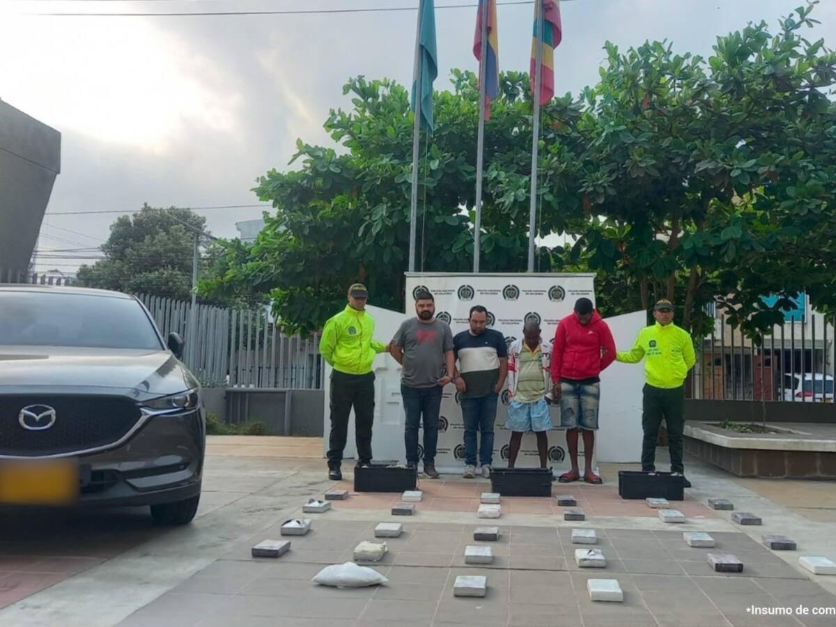 Cuatro implicados en tráfico de estupefacientes fueron enviados a la cárcel en Cartagena