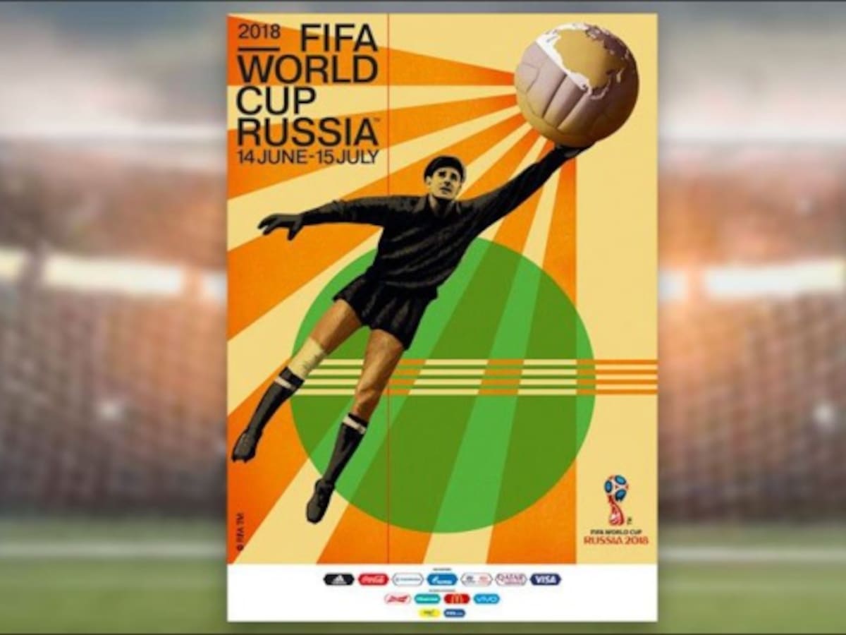 Lev Yashin, protagonista del póster oficial del Mundial de Rusia 2018