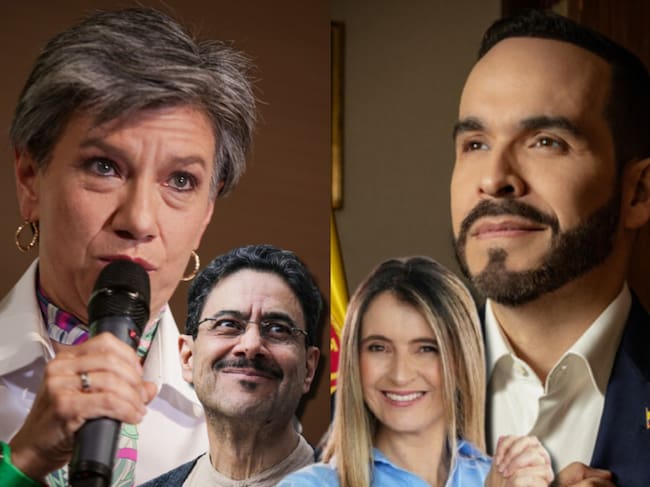 Claudia López, Paloma Valencia, Iván Cepeda y Abelardo de la Espriella. Fotos: (Colprensa - Cristian Bayona) / (Colprensa-campaña Valencia) / (Colprensa - Catalina Olaya) / (Colprensa-Campaña De La Espriella)