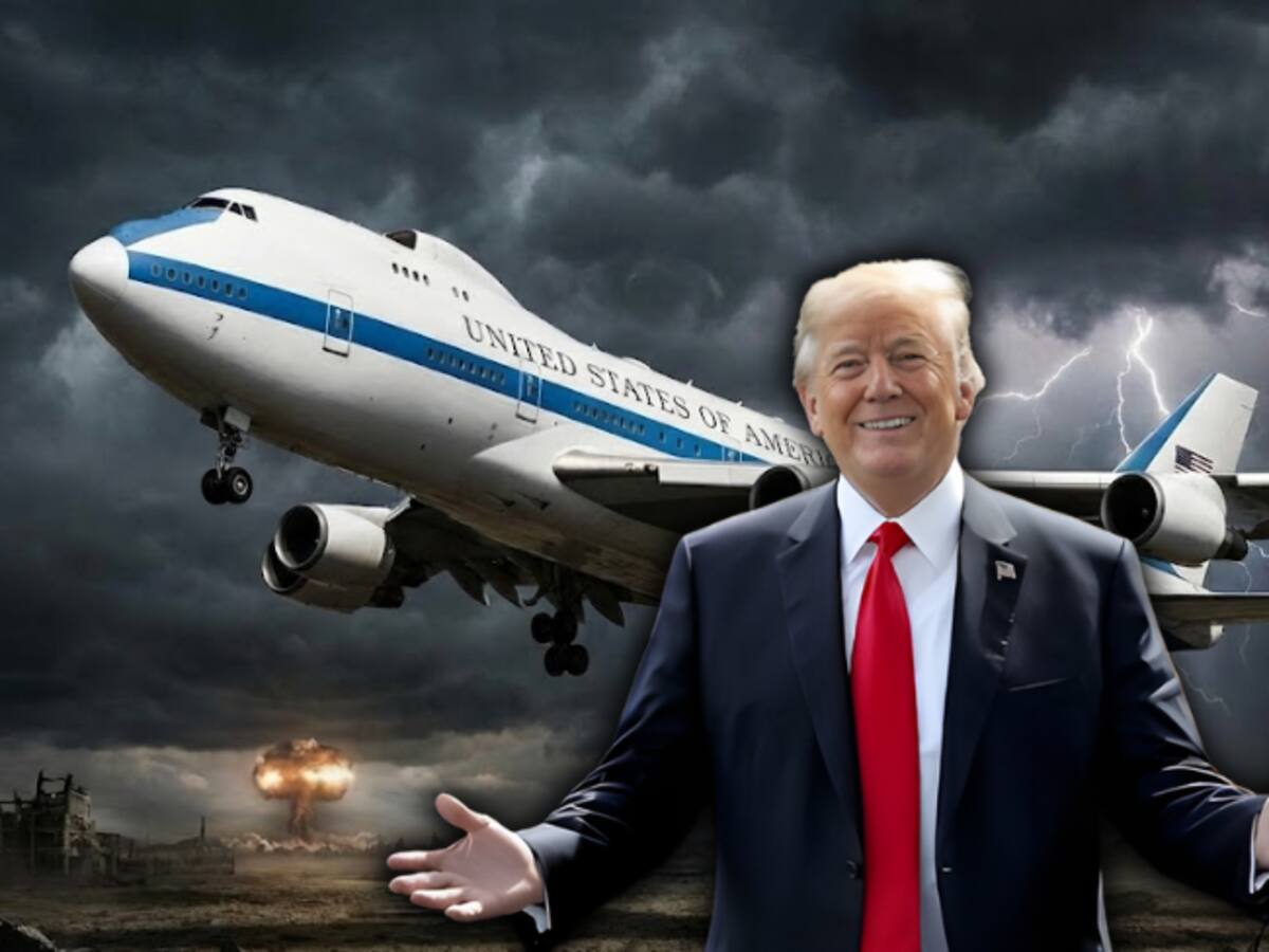 Este es el avión del ‘juicio final’ que voló en Estados Unidos en medio de tensiones globales