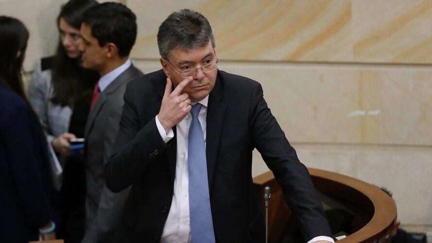 El ministro de Hacienda, Mauricio Cárdenas, durante debate de la reforma tributaria. Foto: Colprensa